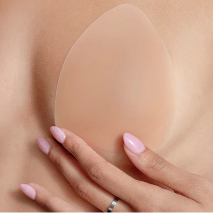 Pezoneras de Silicona con Adhesivo (menos en el pezón), Lavables y Reusables